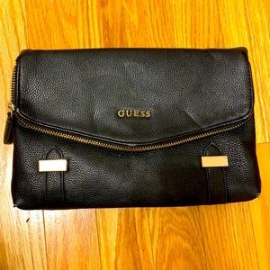 Guess black clutch